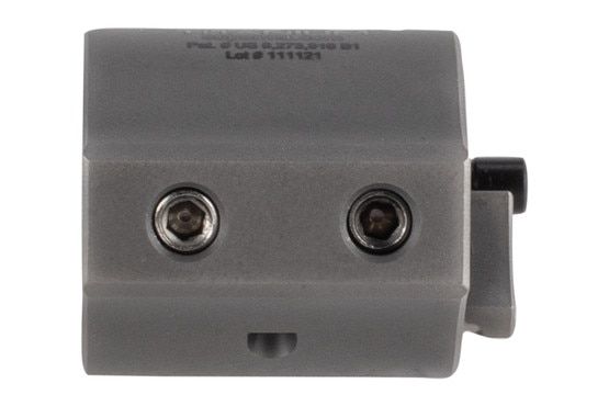 Superlative Arms Bleed Off Adjustable Gas Block Set Screw .750" Titanium - DLC Grey Finish reduces recoil